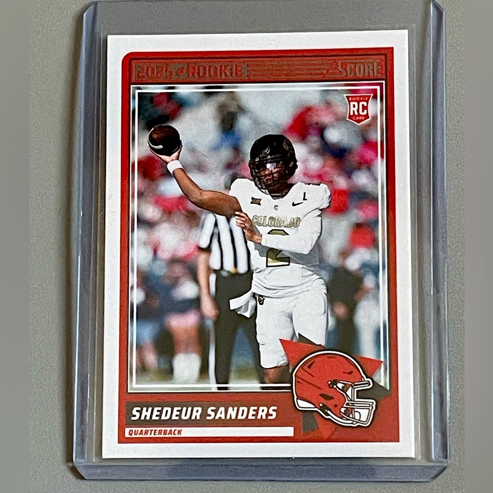 2025 Panini Score Shedeur Sanders Rookie Card